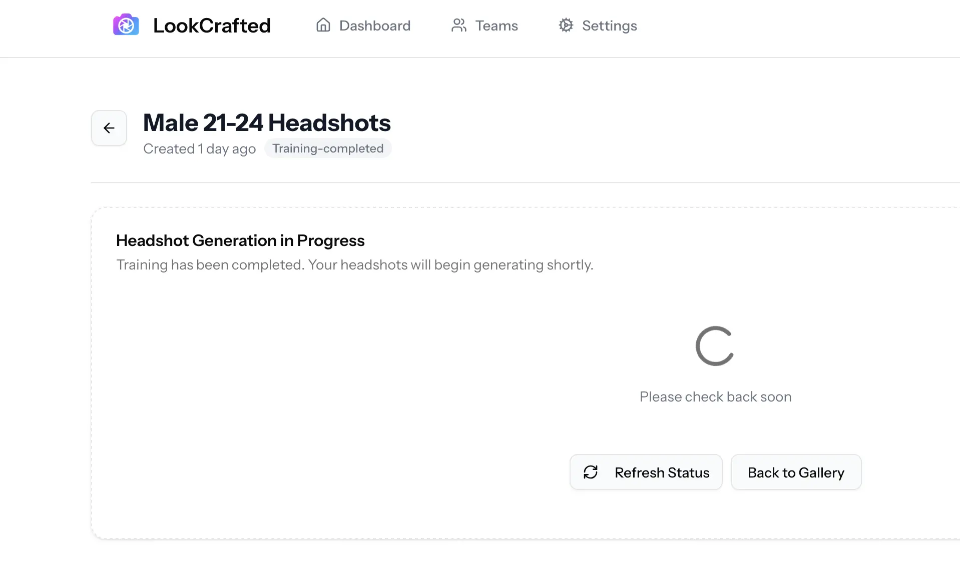 An abstract visual representing AI processing or style selection for headshots.